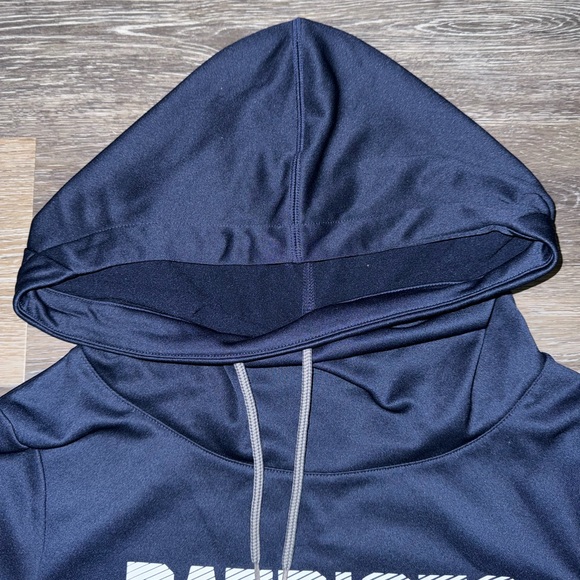 New England Patriots NFL Football Blue & White Hoodie - Size Large - Picture 3 of 7